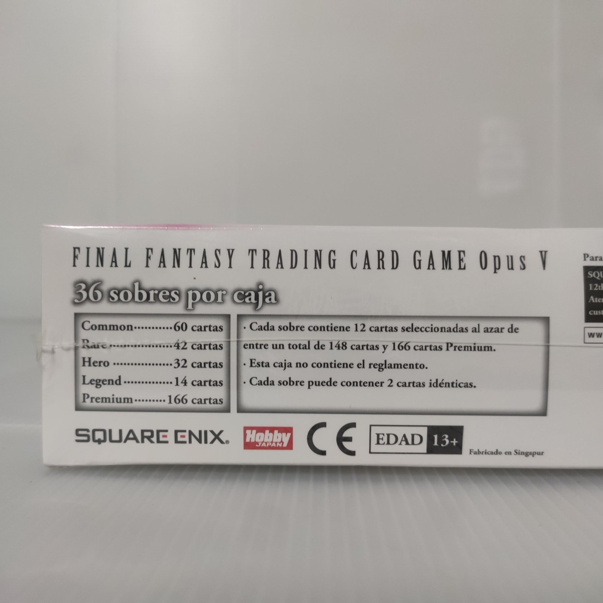 Final Fantasy TCG: Display 36 sobres Opus 5 (V) Español