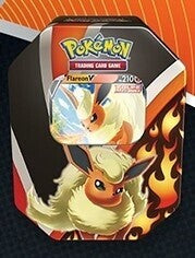 Lata Evoluciones de Eevee Flareon de JCC Pokémon - Inglés
