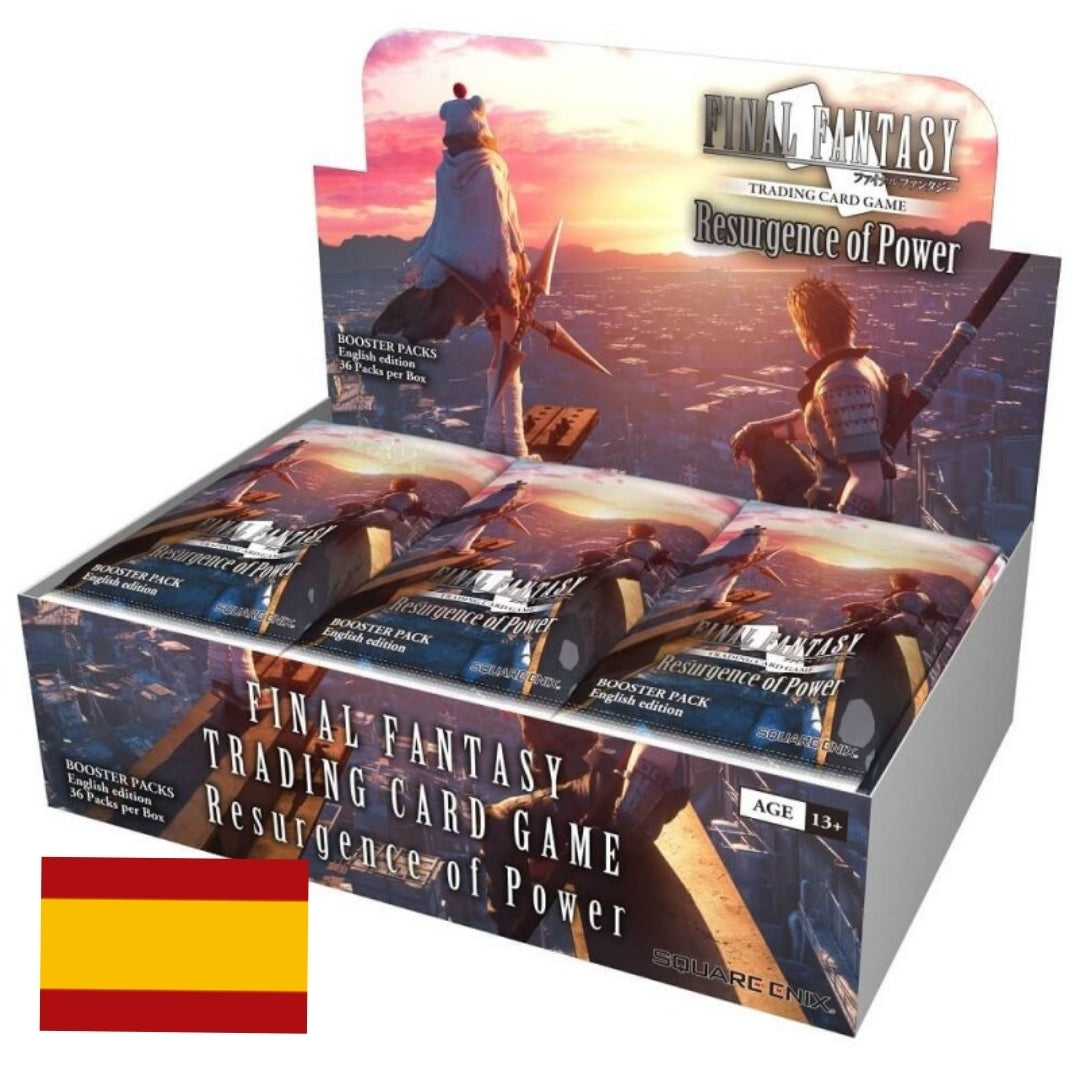 FINAL FANTASY TCG CAJA 36 SOBRES OPUS 18 Resurgence of Power  - Español