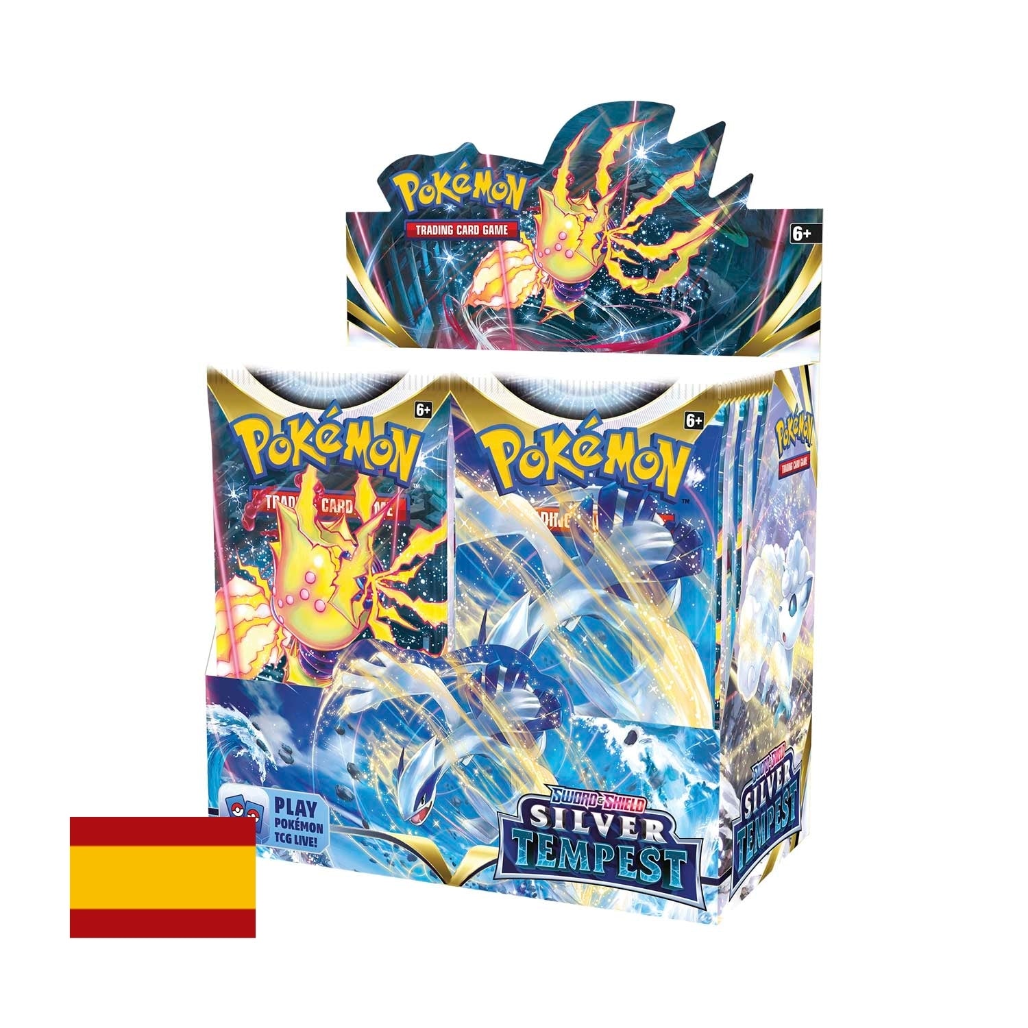 Caja de 36 sobres Pokémon Tempestad Plateada - Español