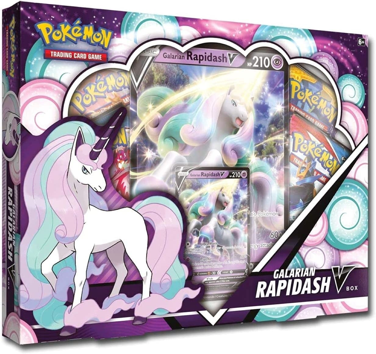 Caja Pokémon Galarian Rapidash V