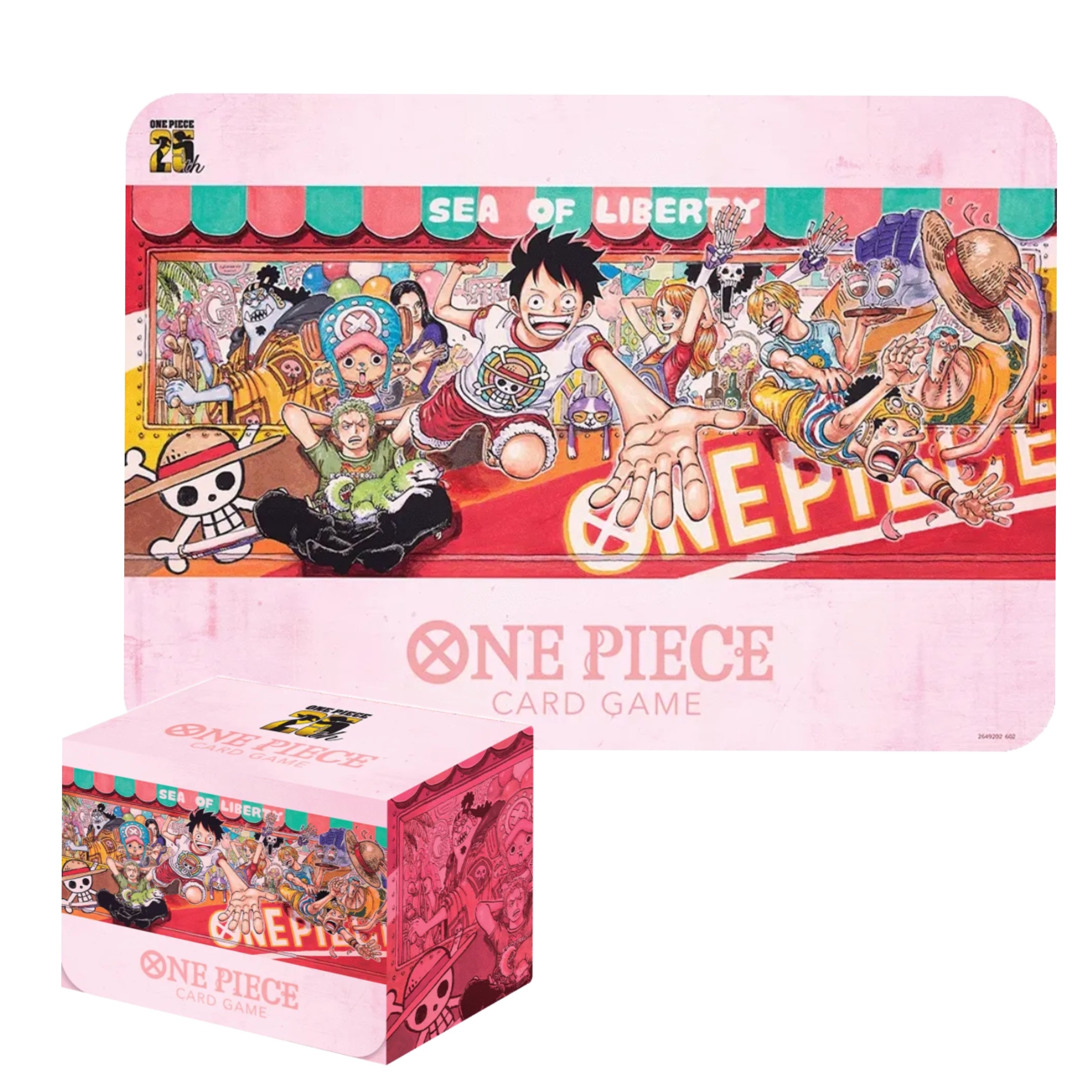 One Piece Card Game - Playmat and Card Case Set -25th Edition-