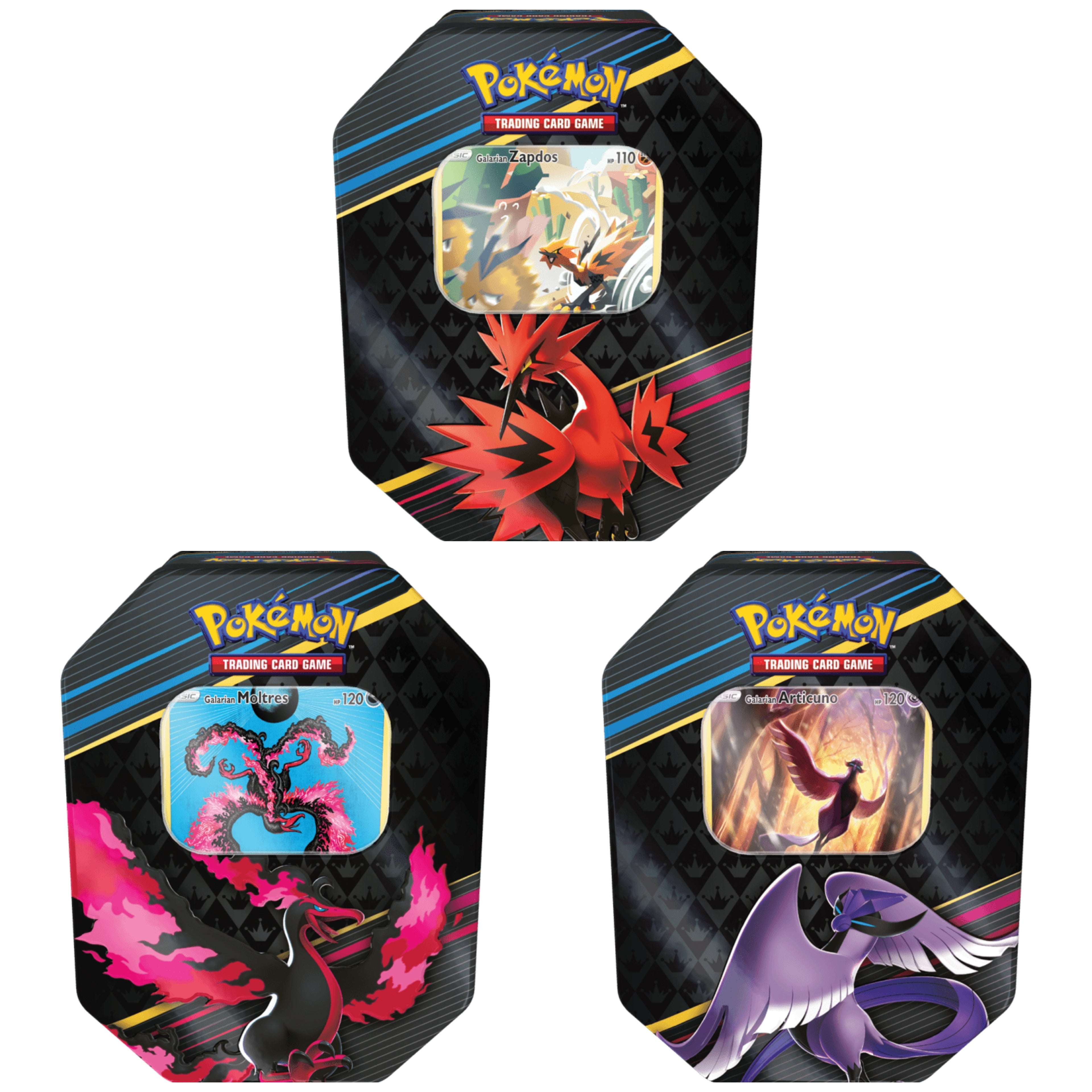 Latas Pokémon Crown Zenith y Cénit Supremo