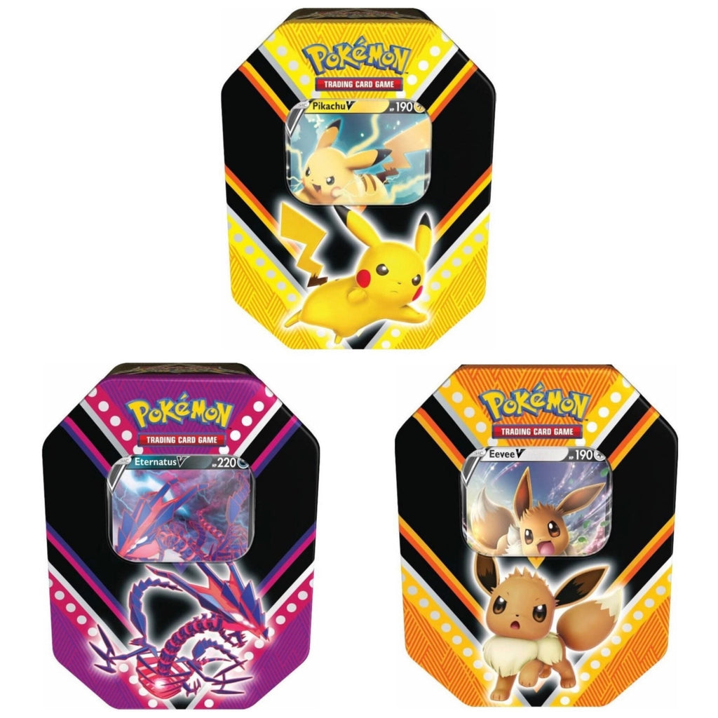 Latas Pokémon V Powers Tin  - Inglés