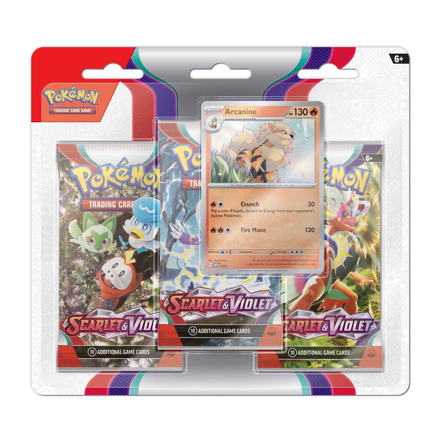 Pokémon Blister 3 sobres Scarlet & Violet - Inglés