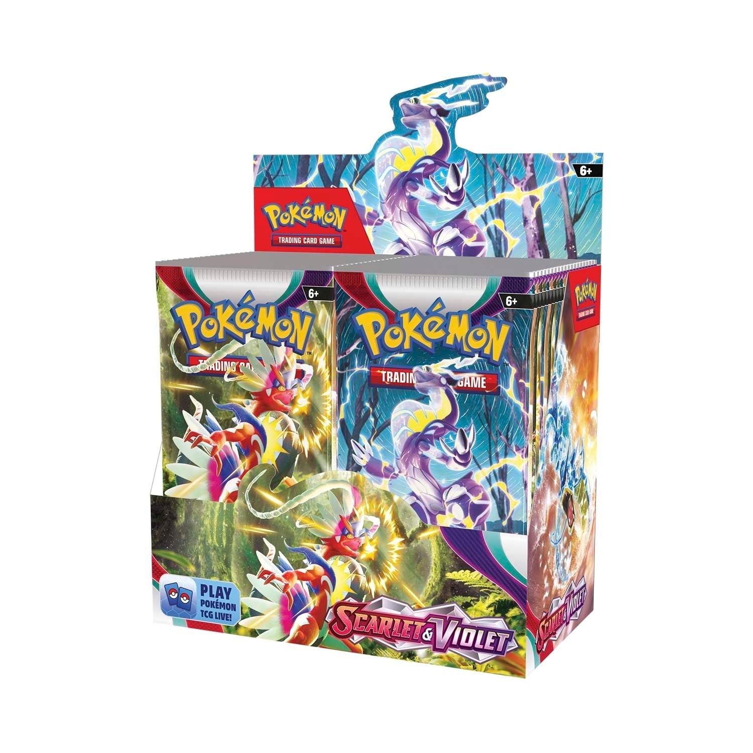 Caja de 36 sobres Pokémon Scarlet & Violet - Inglés