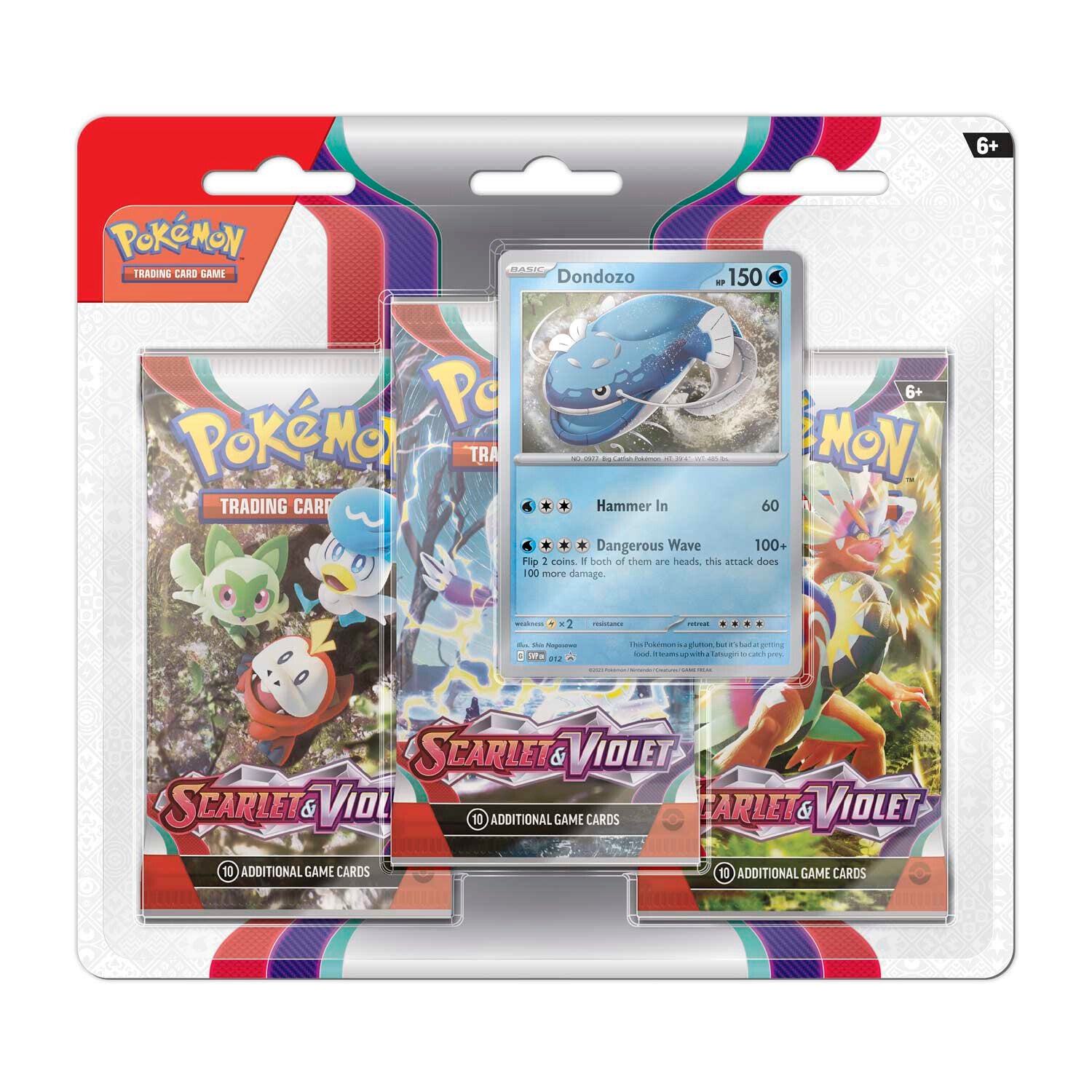 Pokémon Blister 3 sobres Scarlet & Violet - Inglés