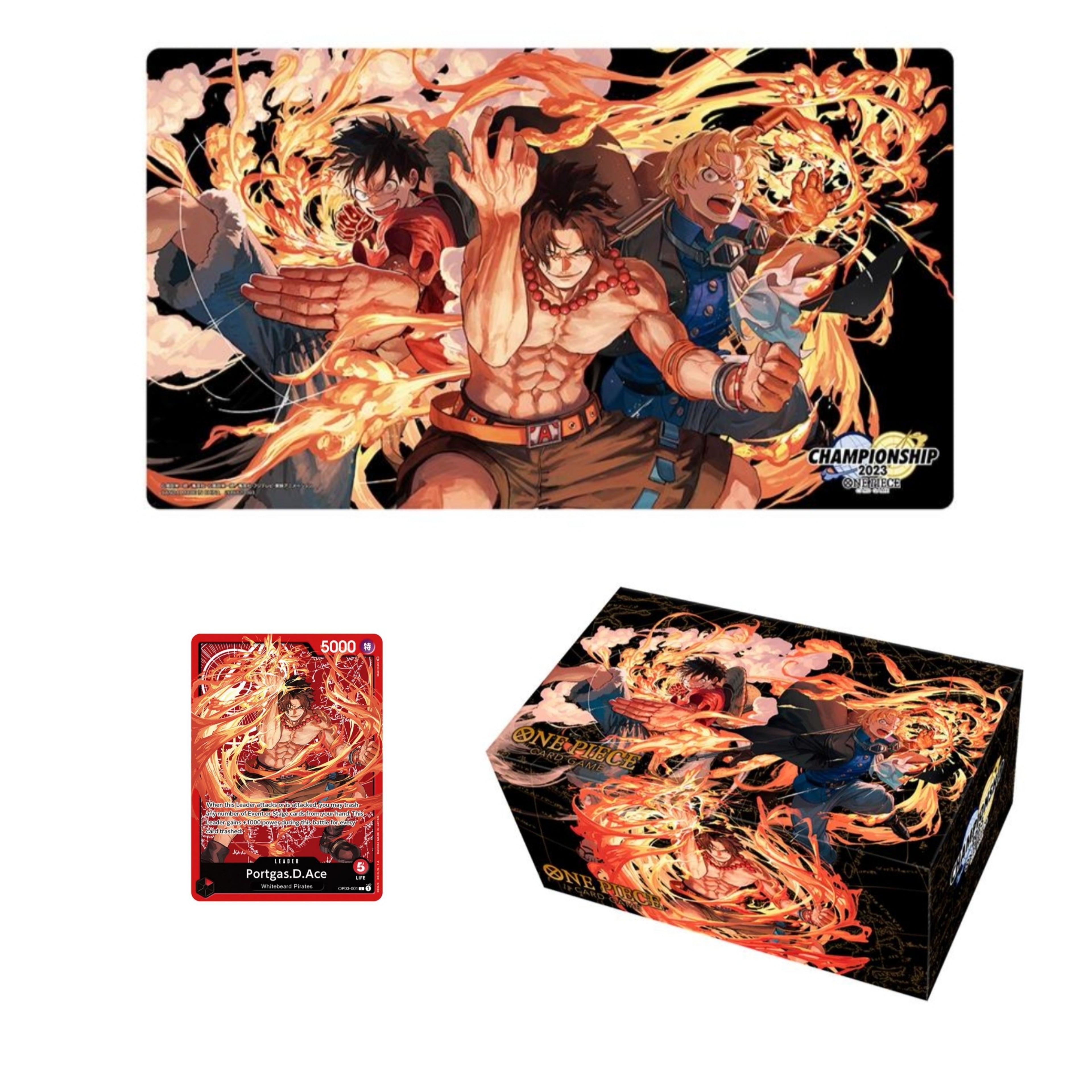 One Piece Card Game - SPECIAL GOODS SET -ACE/SABO/LUFFY