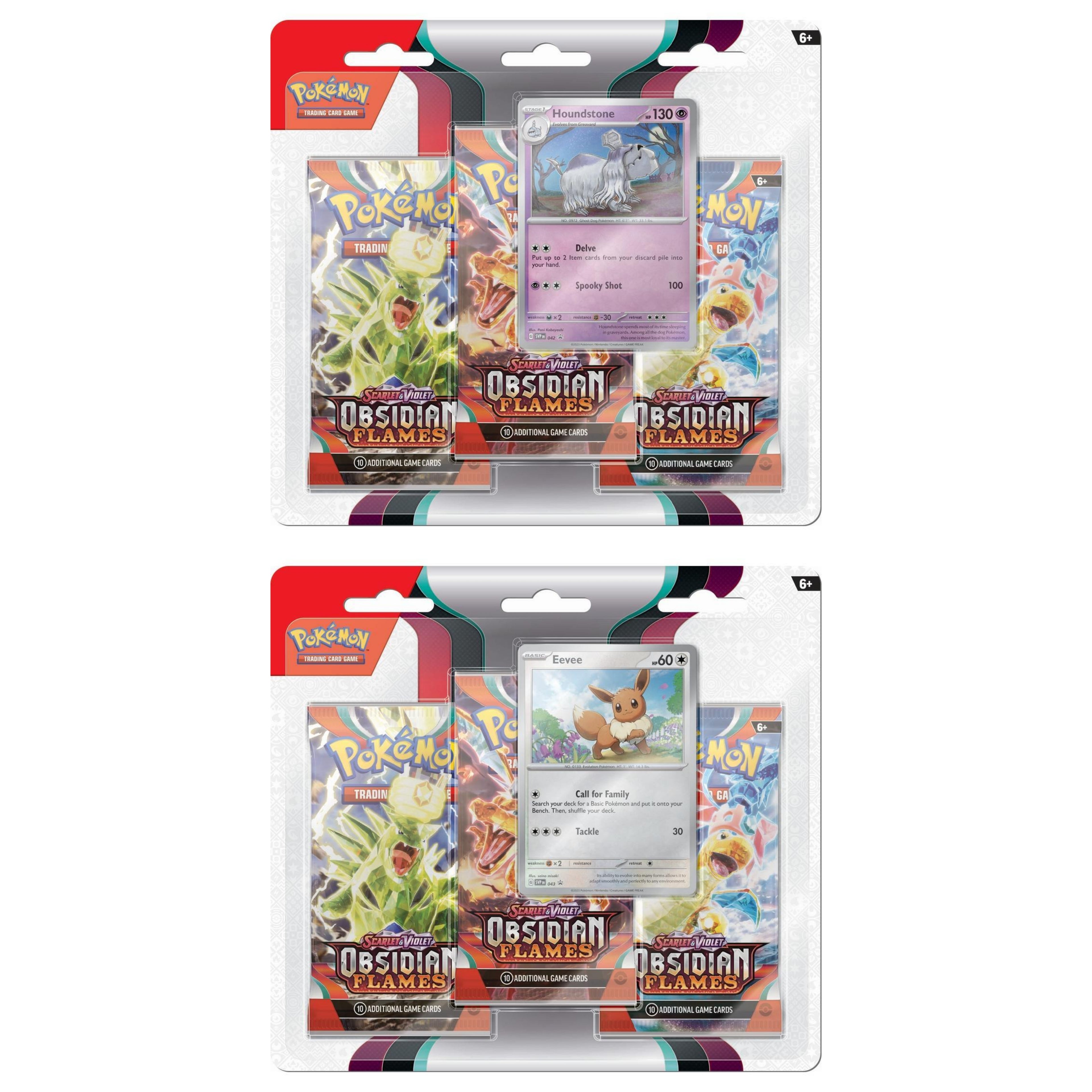 Pokémon Blister 3 sobres Obsidian Flames - Inglés