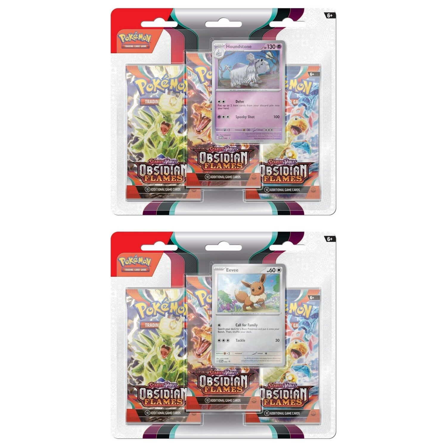 Pokémon Blister 3 sobres Obsidian Flames - Inglés