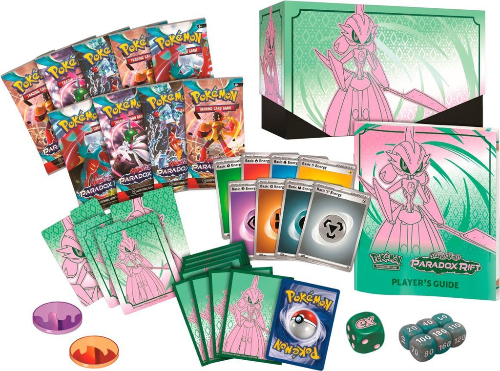 Elite Trainer Box Pokémon Paradox Rift y Brecha Paradójica