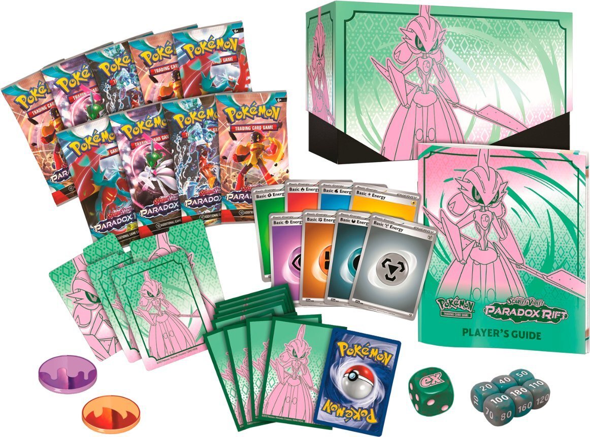 Elite Trainer Box Pokémon Paradox Rift y Brecha Paradójica