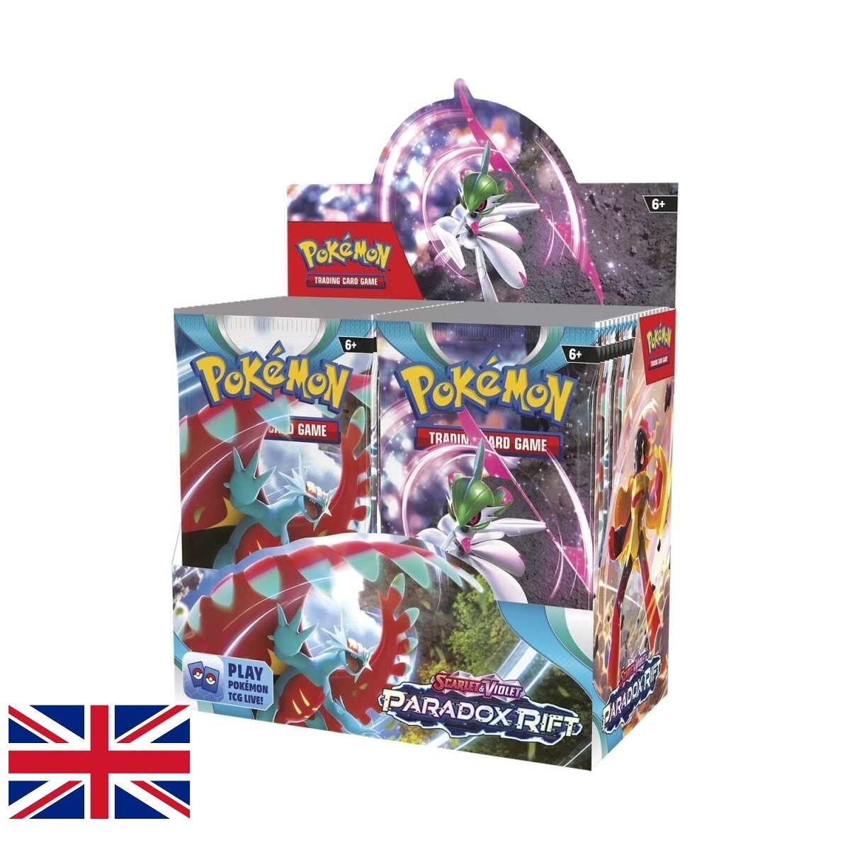 Caja de 36 sobres Pokémon Paradox Rift y Brecha Paradójica