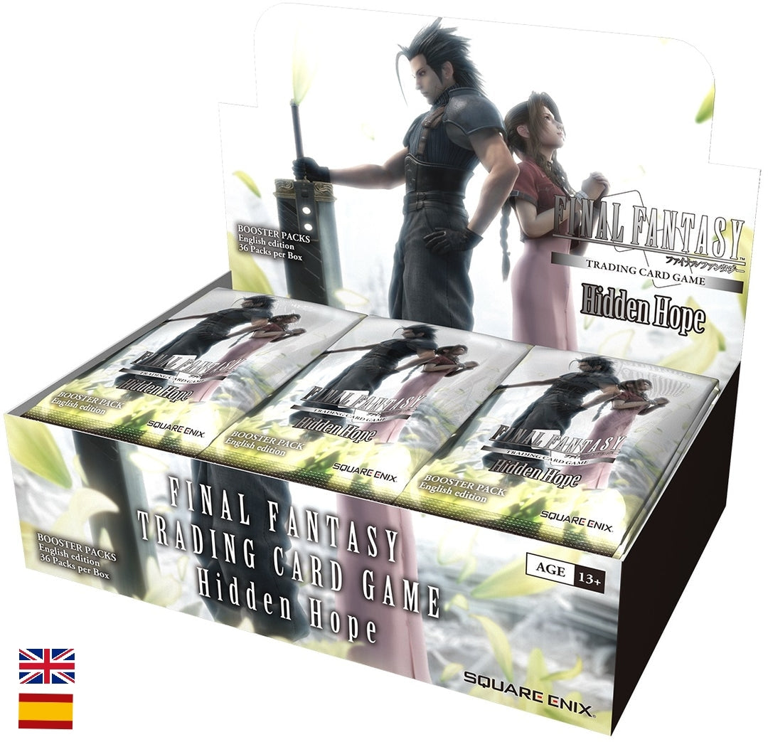 Caja de 36 sobres Final Fantasy TCG Hidden Hope Opus 22
