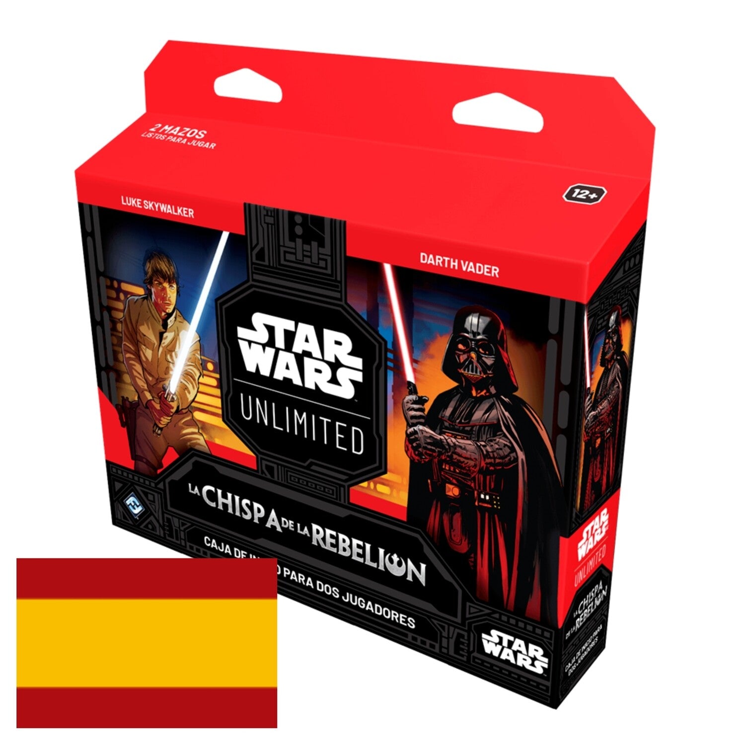 Caja inicio dos jugadores Star Wars: Unlimited Spark of Rebellion y La Chispa de La Rebelión