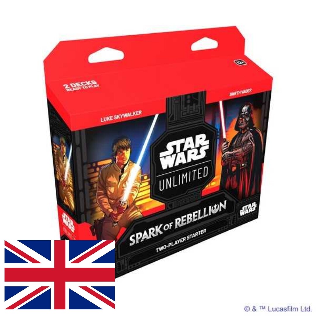 Caja inicio dos jugadores Star Wars: Unlimited Spark of Rebellion y La Chispa de La Rebelión
