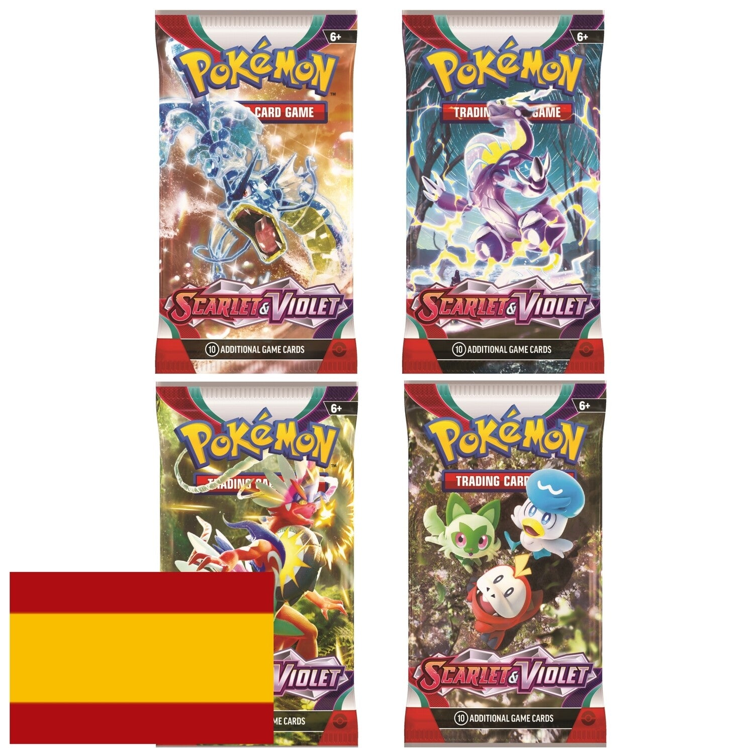 Sobres Pokémon Scarlet & Violet y Escarlata y Purpura