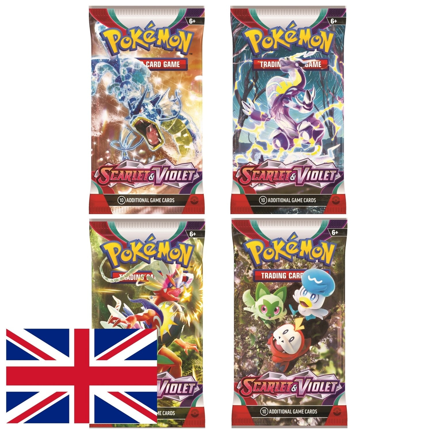 Sobres Pokémon Scarlet & Violet y Escarlata y Purpura