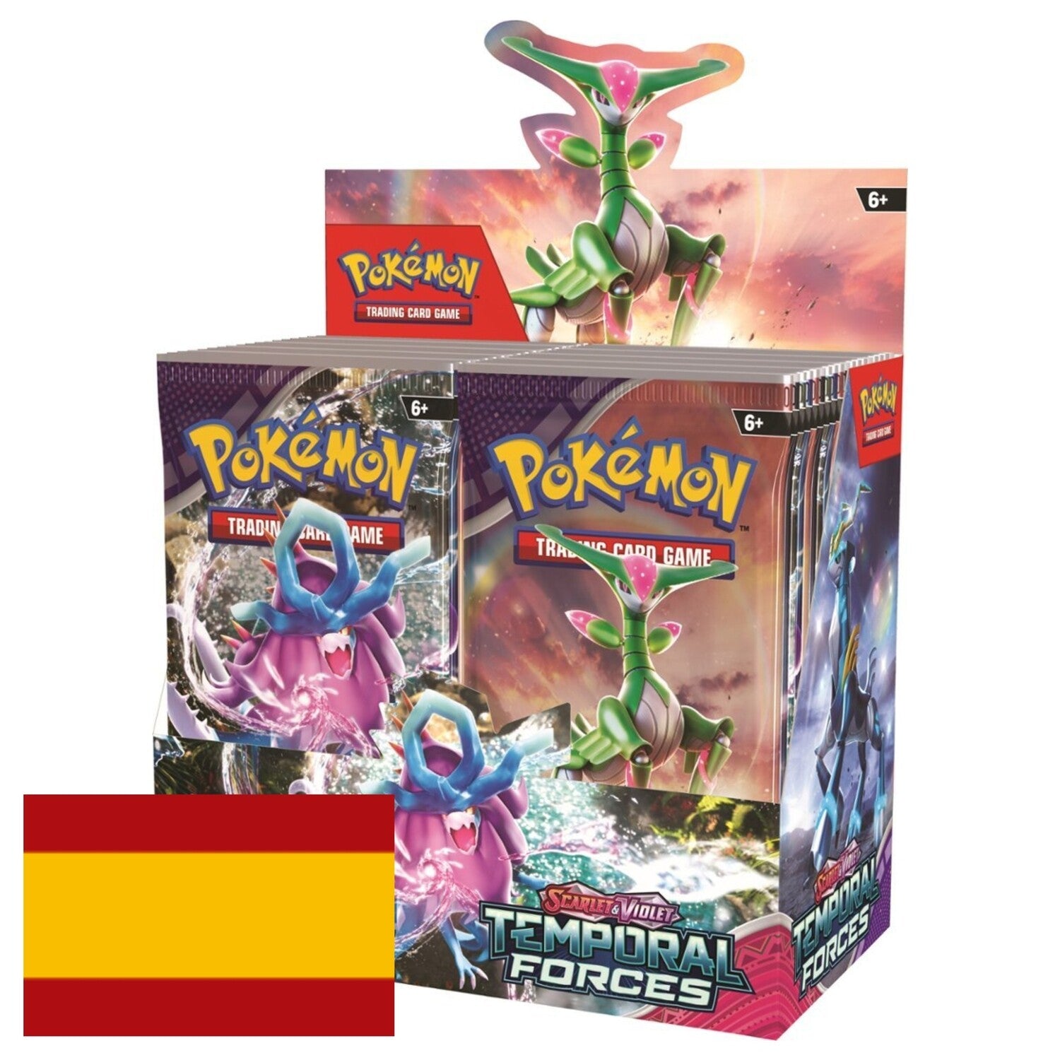 Caja de 36 sobres Pokémon Temporal Forces y Fuerzas Temporales