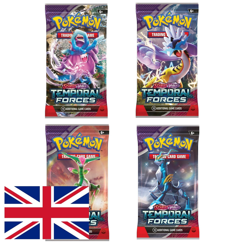 Sobres Pokémon Temporal Forces y Fuerzas Temporales