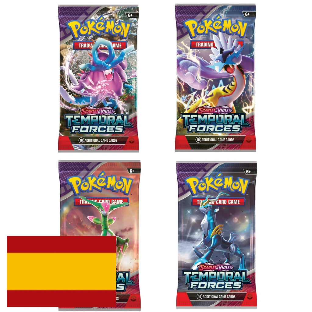 Sobres Pokémon Temporal Forces y Fuerzas Temporales