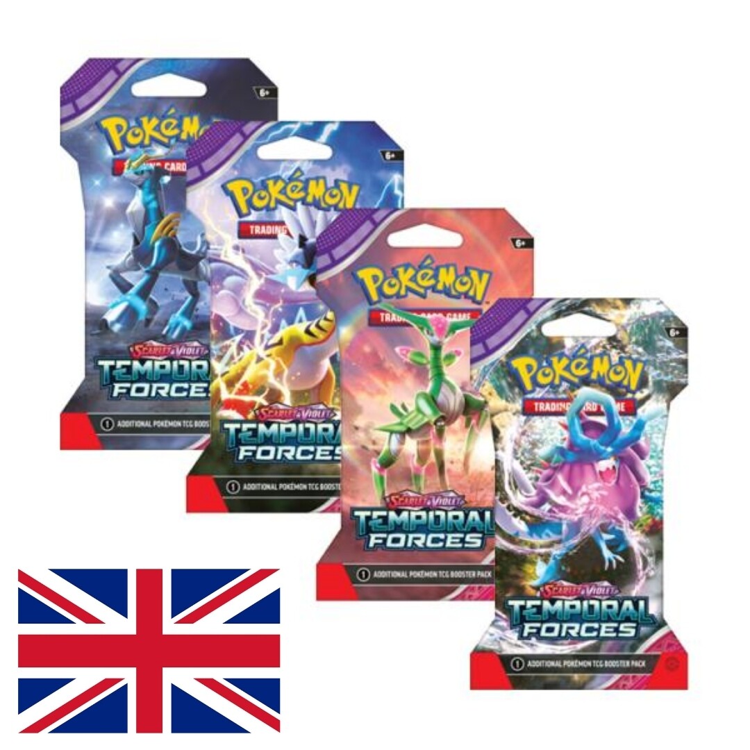 Sobre emblistado Pokémon Temporal Forces y Fuerzas Temporales