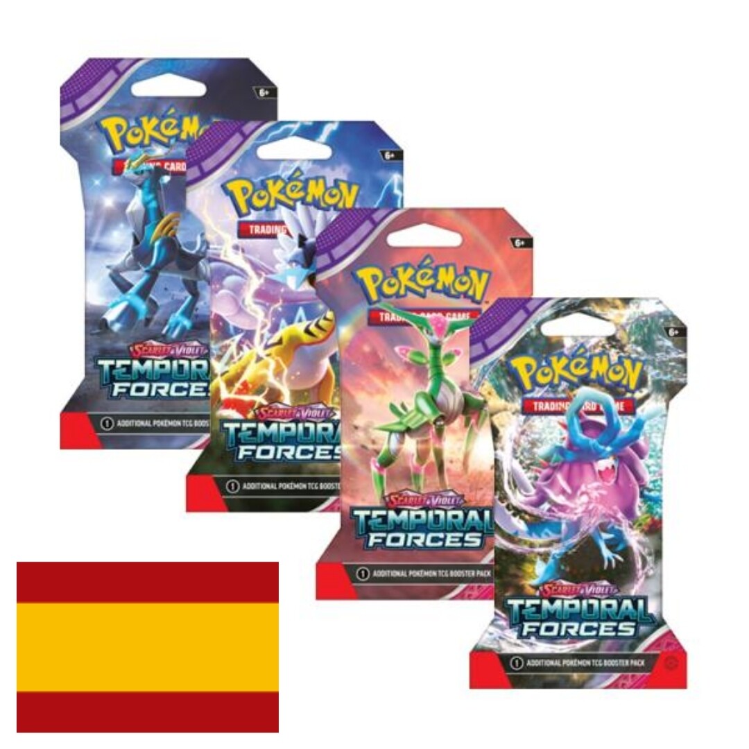 Sobre emblistado Pokémon Temporal Forces y Fuerzas Temporales