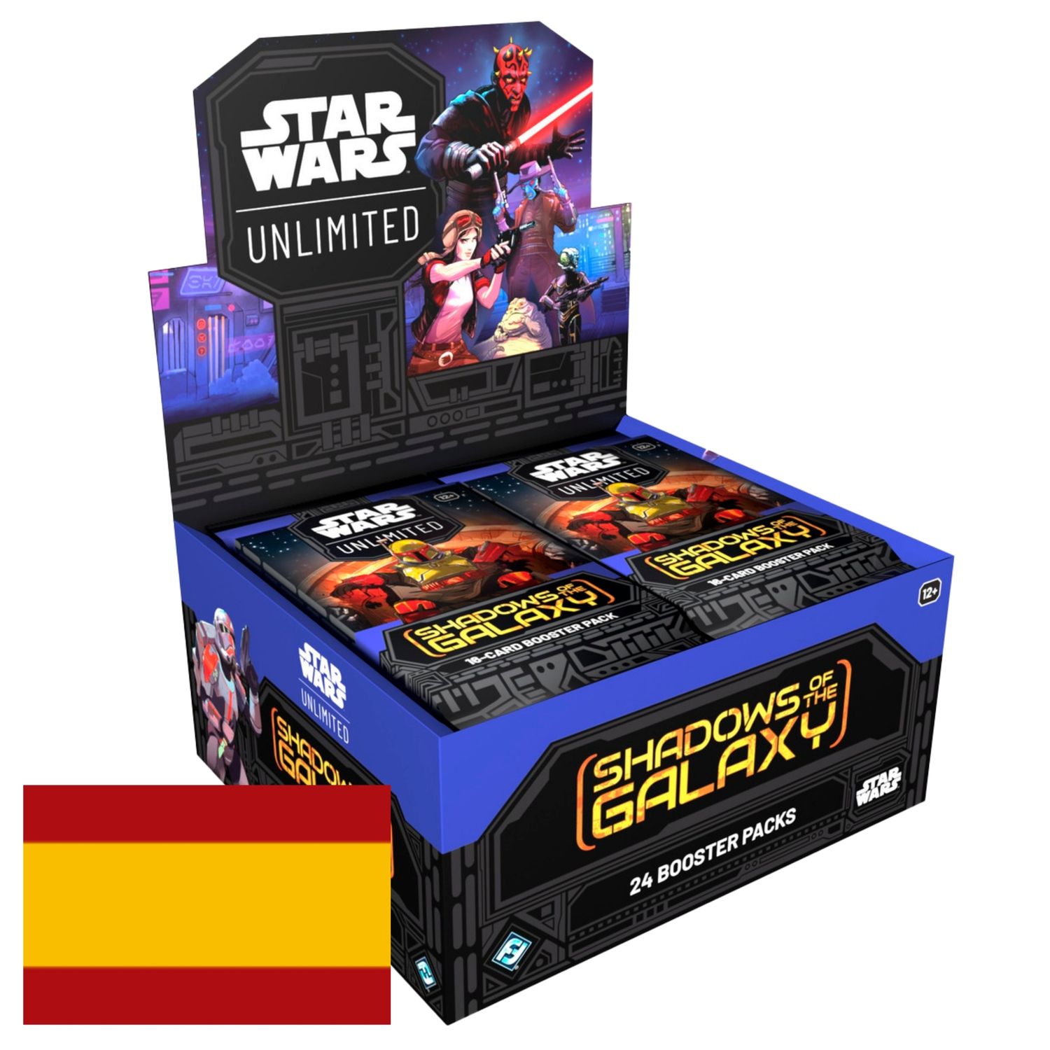 Caja 24 sobres Star Wars: Unlimited Shadows of the Galaxy