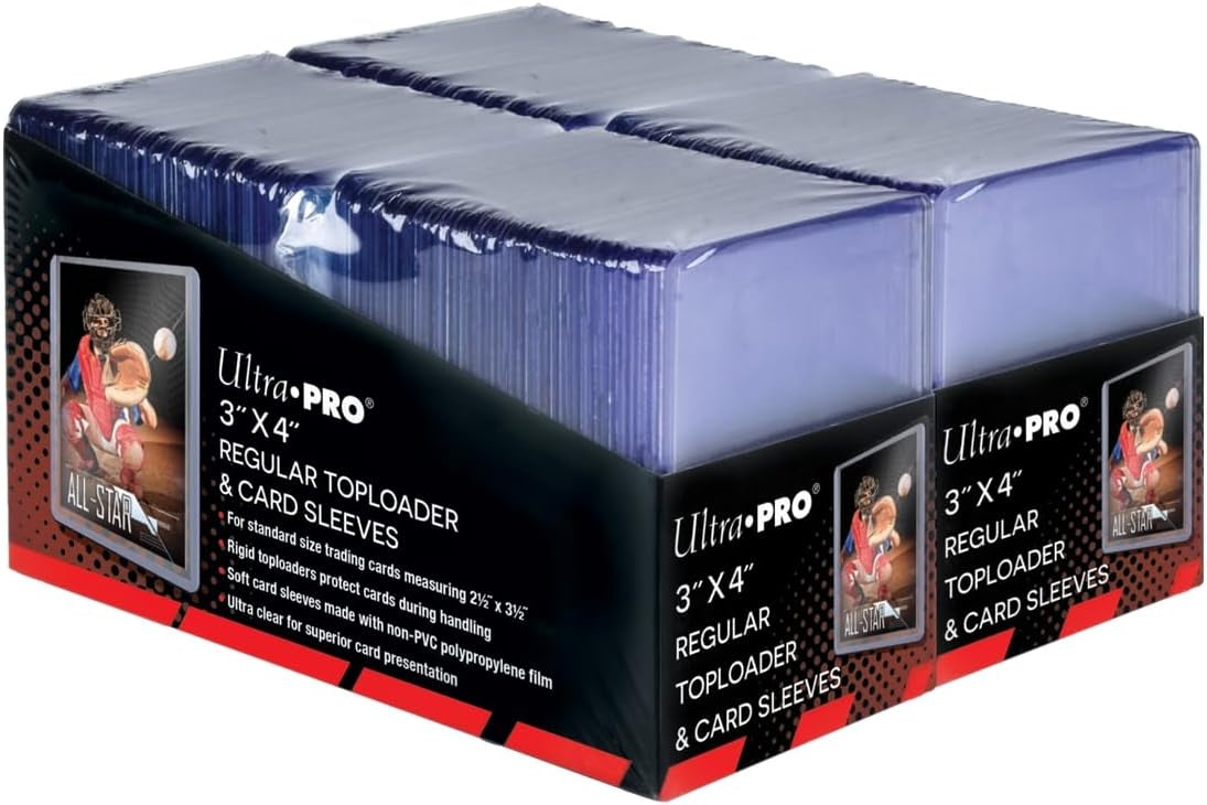 Ultra Pro - 3" x 4" Regular 200 Toploader & 200 Card Sleeves