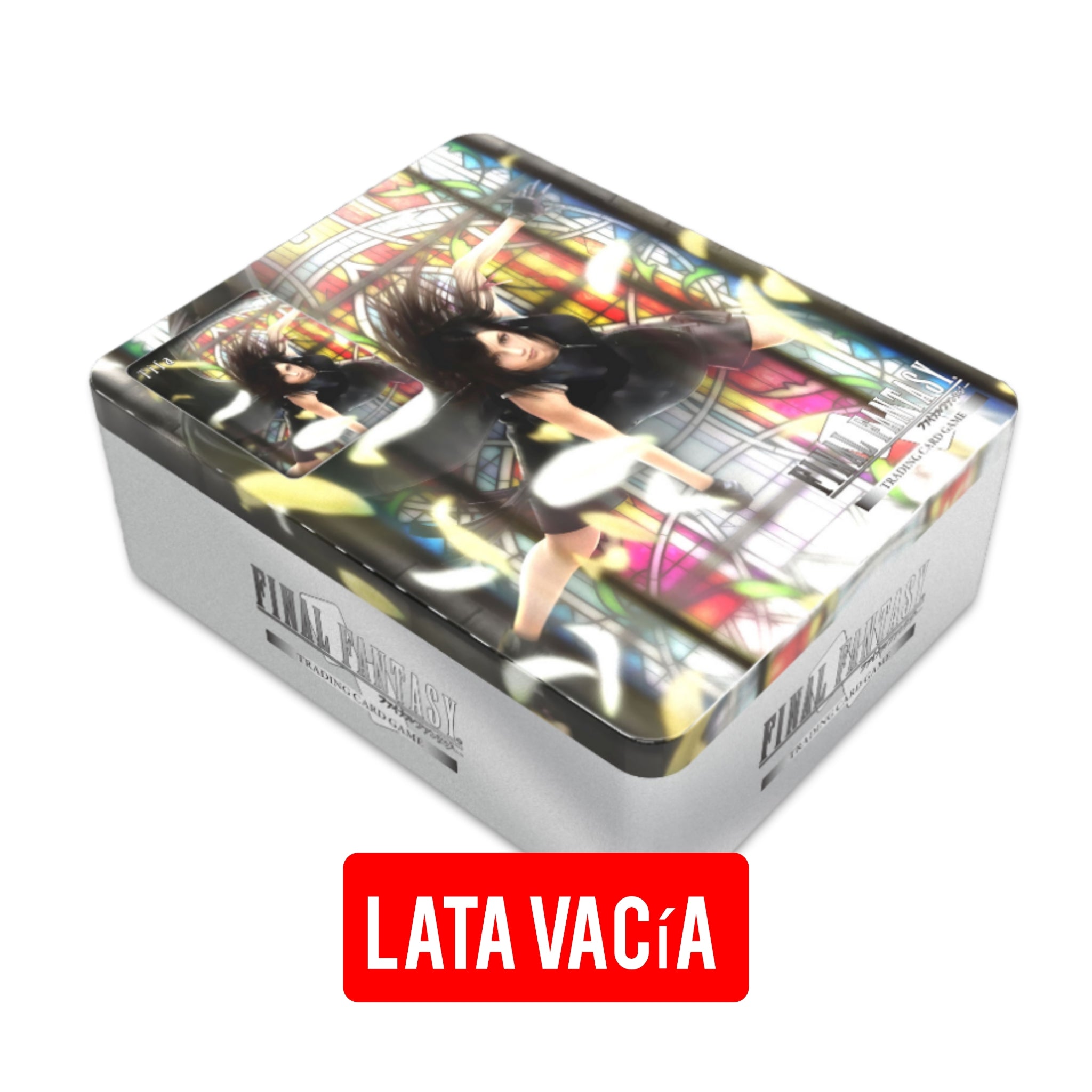 Final Fantasy Trading Card Game Tin Gift Set Tifa *Lata vacía*
