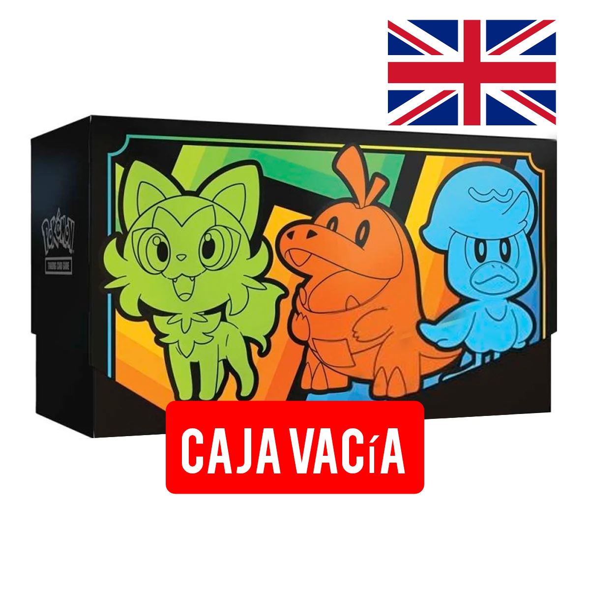 ETB Pokémon Evoluciones en Paldea *Caja vacía*