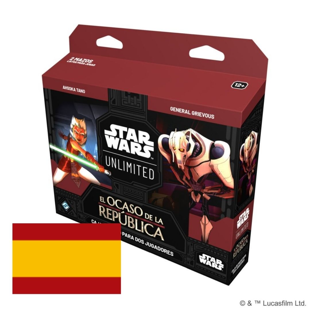 Caja inicio dos jugadores Star Wars: Unlimited Twilight of the Republic