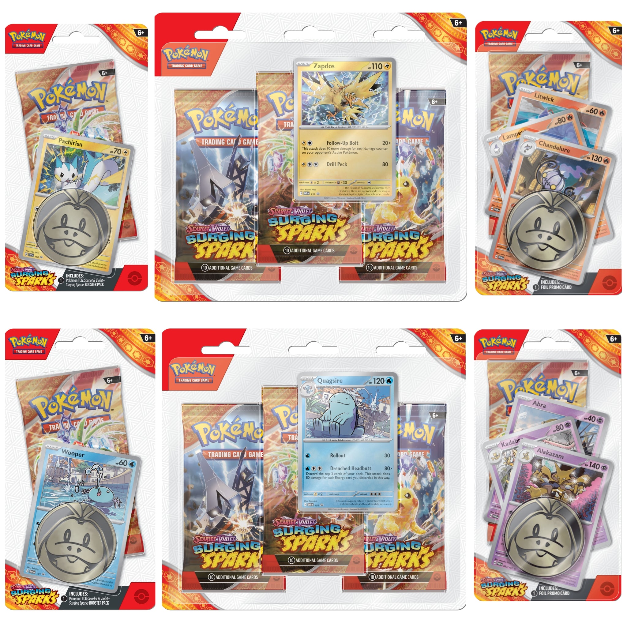 Blisters Pokémon Surging Sparks