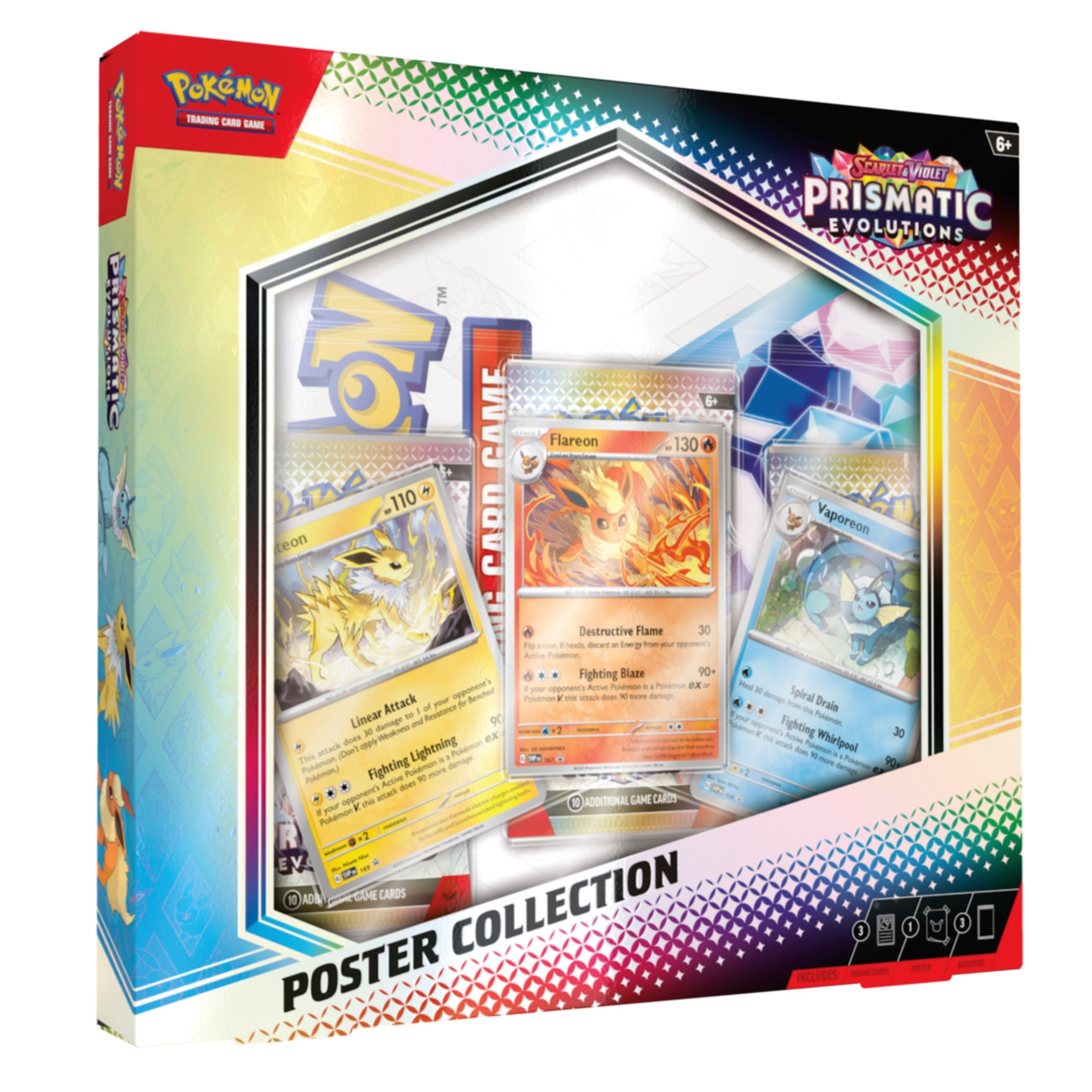 Poster Collection Pokémon Prismatic Evolutions y Evoluciones Prismáticas