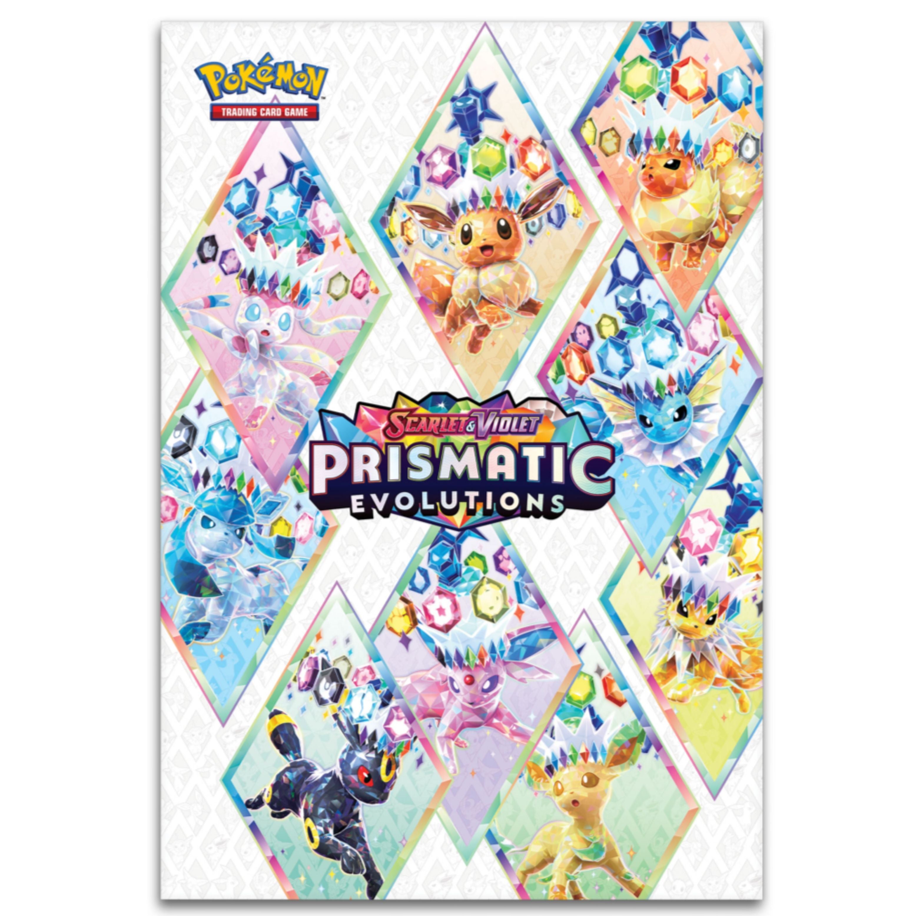 Poster Collection Pokémon Prismatic Evolutions y Evoluciones Prismáticas