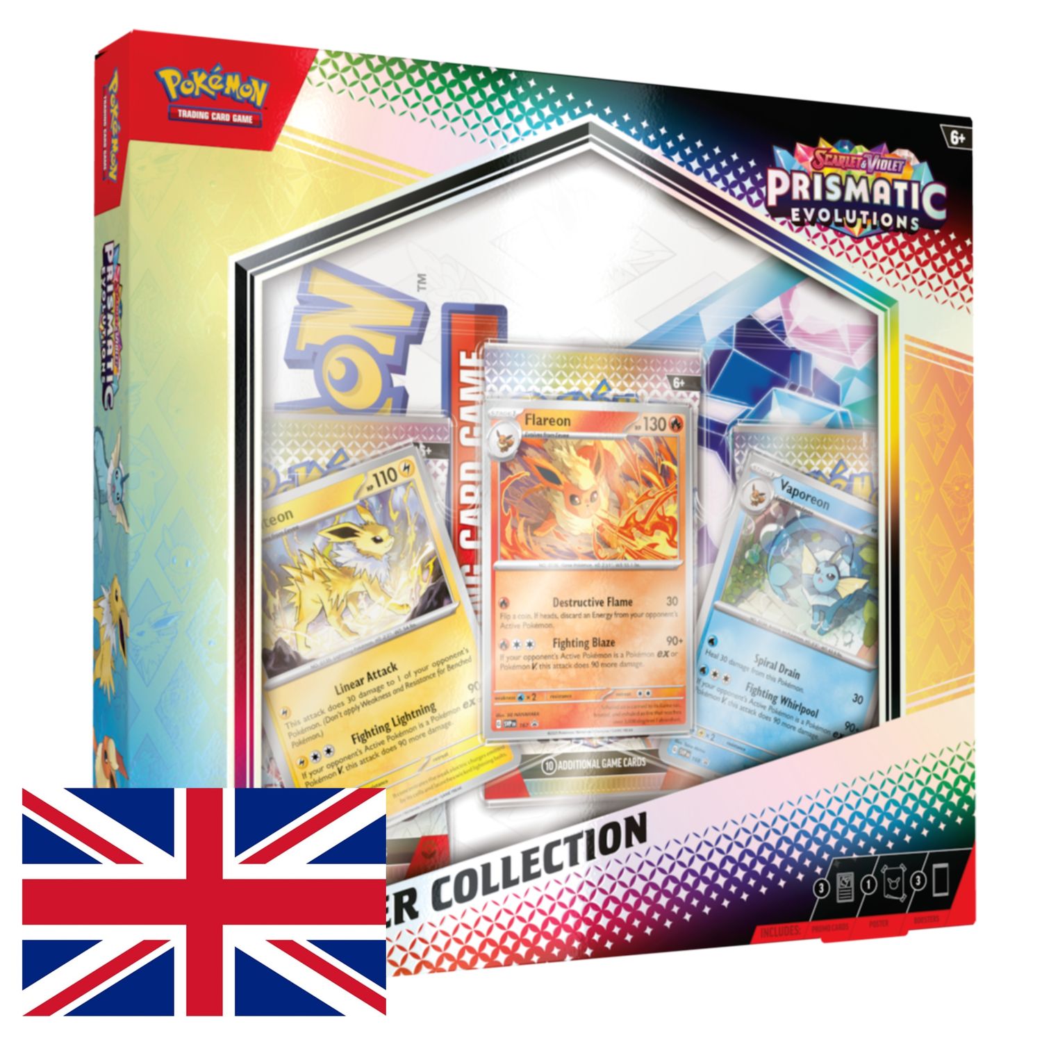 Poster Collection Pokémon Prismatic Evolutions y Evoluciones Prismáticas