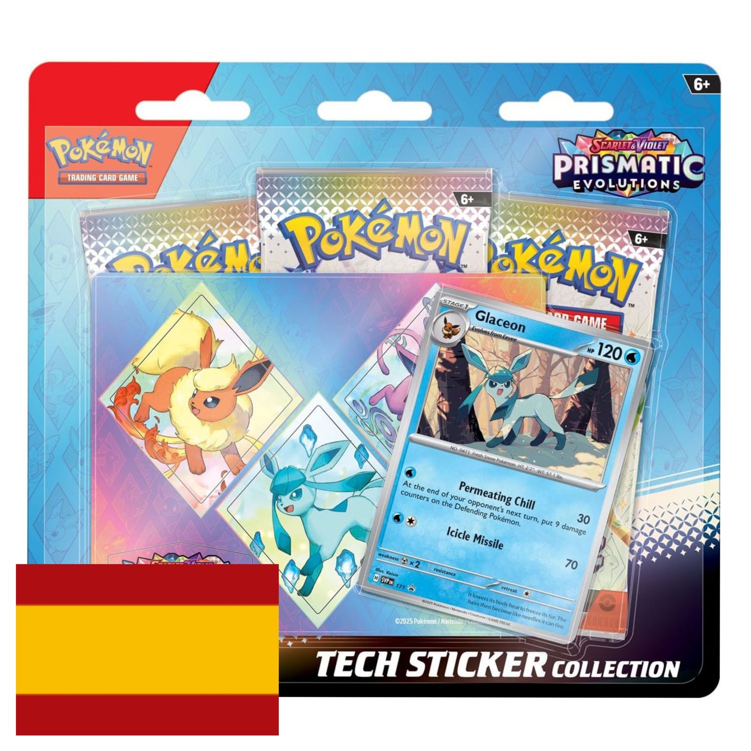 Tech Sticker Collection Pokémon Prismatic Evolutions y Evoluciones Prismáticas
