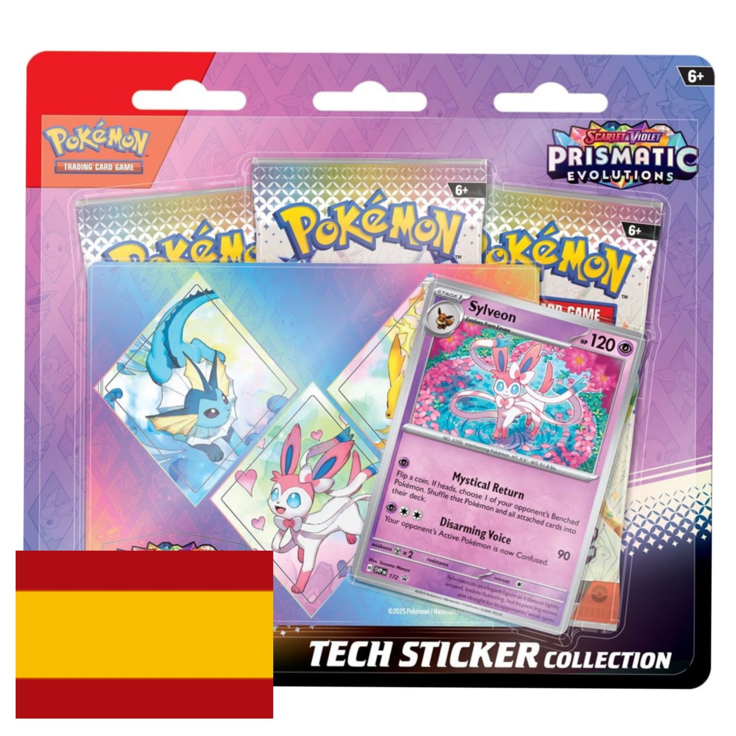 Tech Sticker Collection Pokémon Prismatic Evolutions y Evoluciones Prismáticas