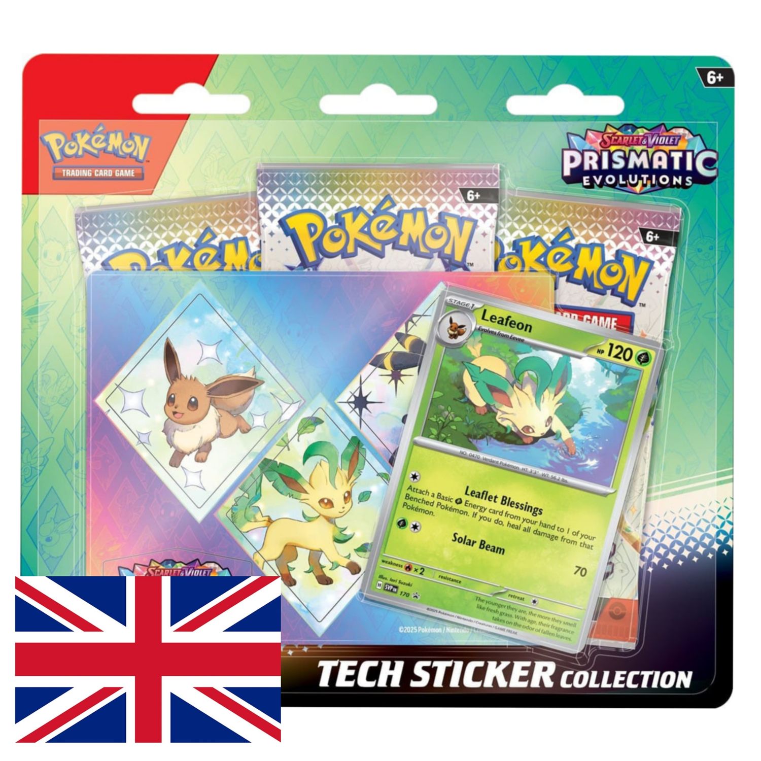 Tech Sticker Collection Pokémon Prismatic Evolutions y Evoluciones Prismáticas