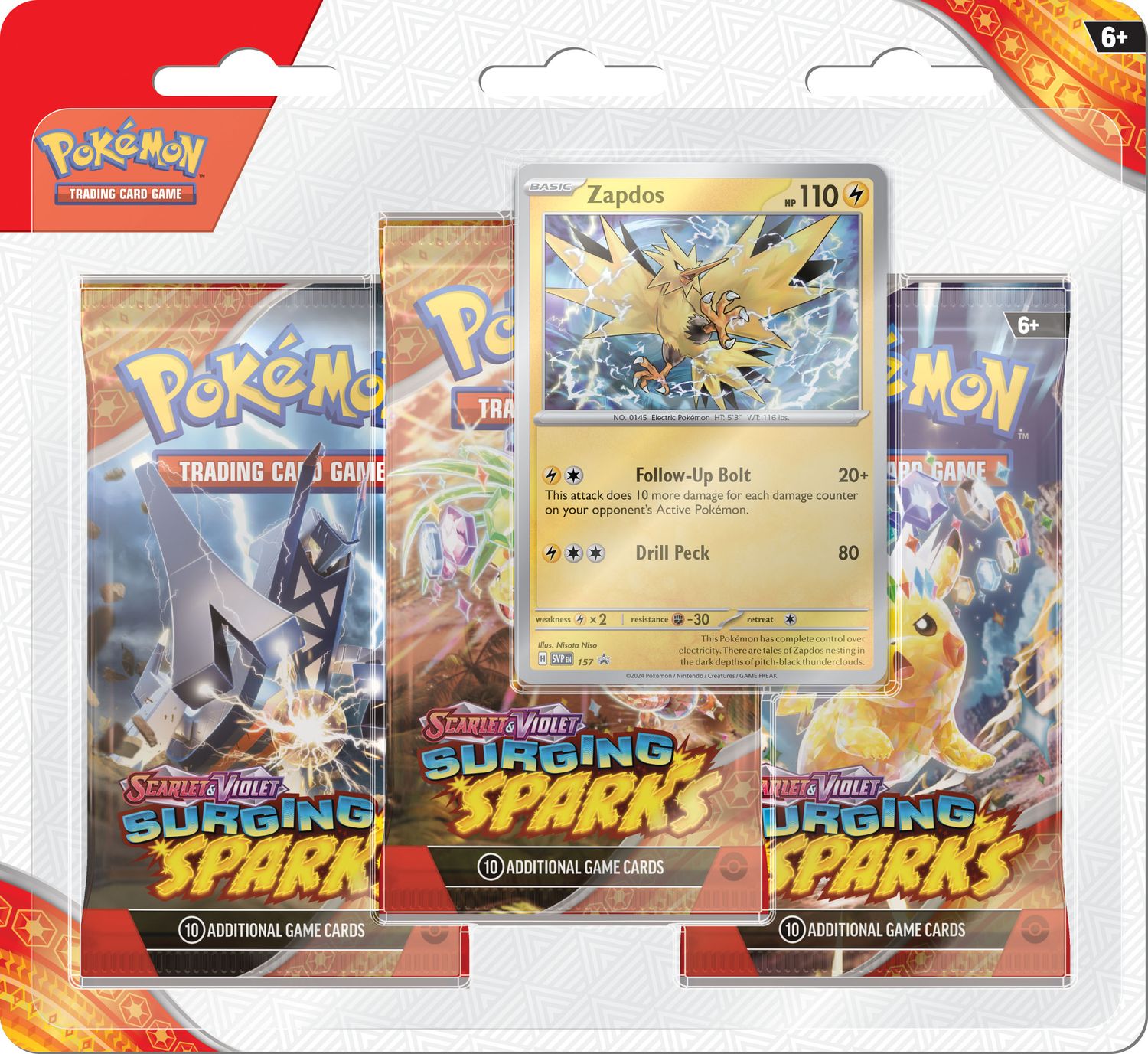 Blisters Pokémon Surging Sparks