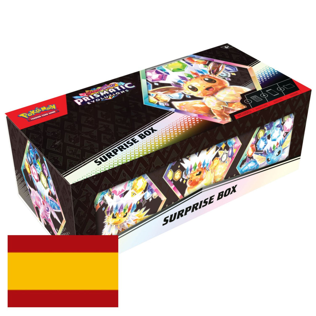 Surprise Box Pokémon Prismatic Evolutions y Evoluciones Prismáticas
