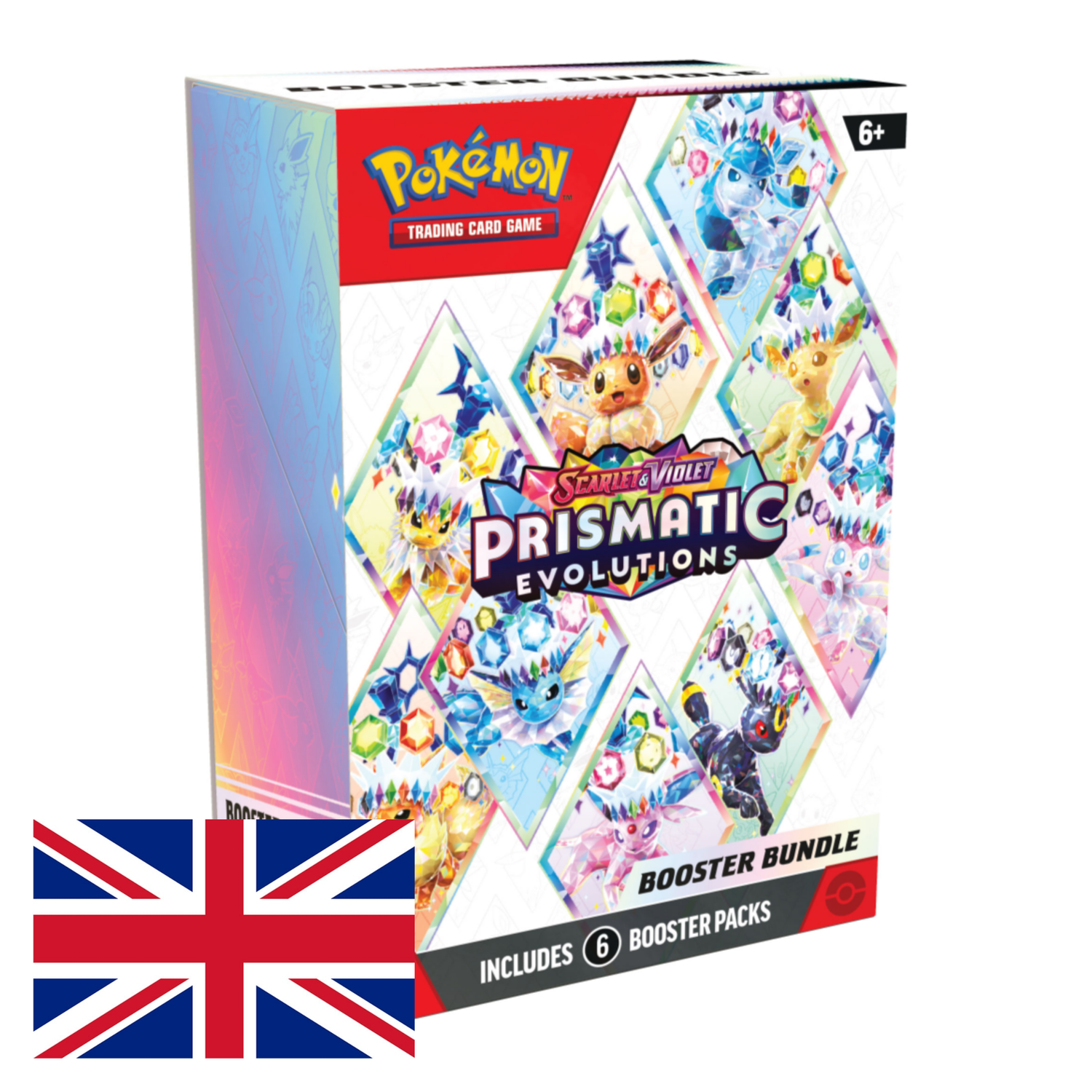 Booster Bundle Pokémon Prismatic Evolutions y Evoluciones Prismáticas