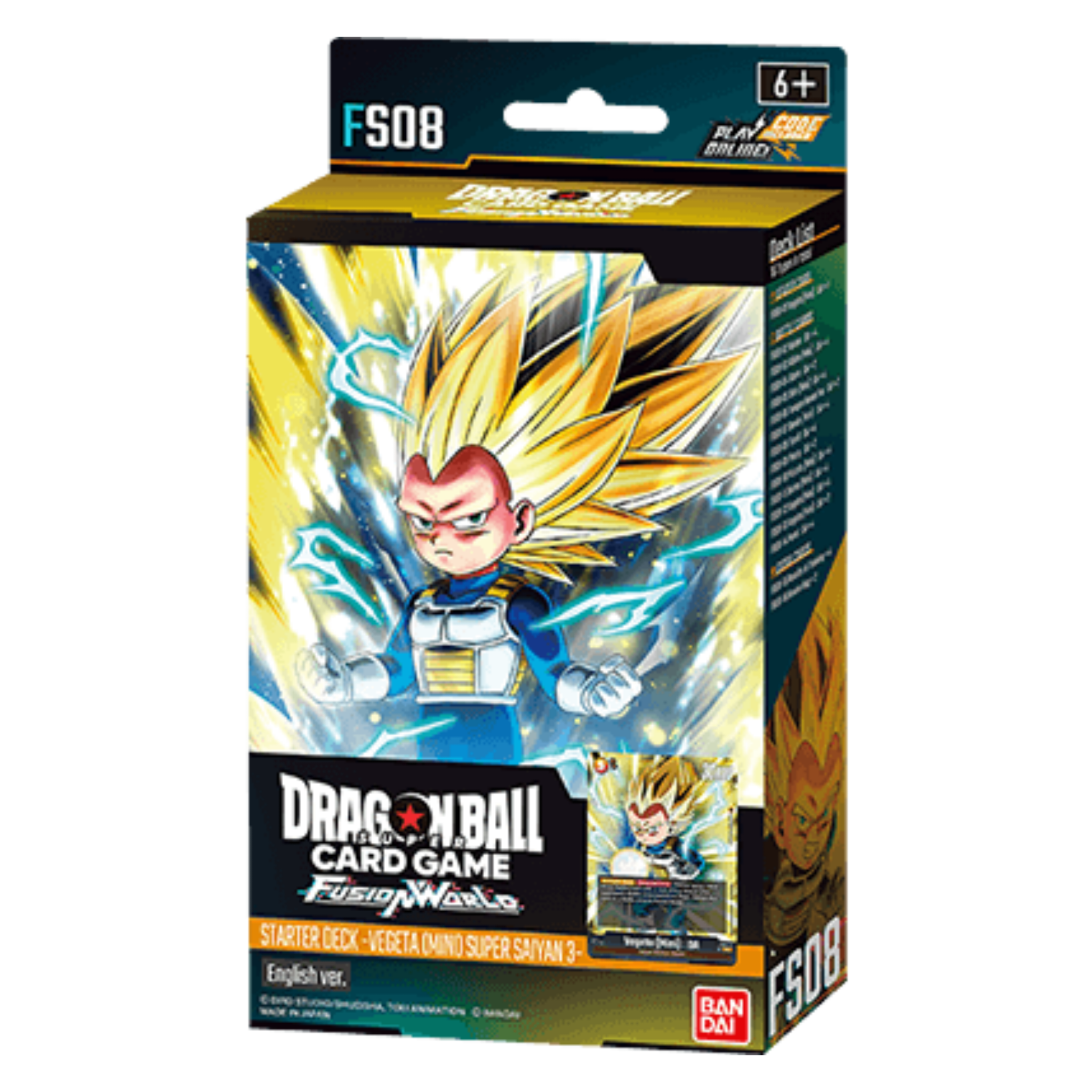 Starter Deck FS08 Vegeta (Mini) Super Saiyan 3 - Dragon Ball Super Card Game Fusion World