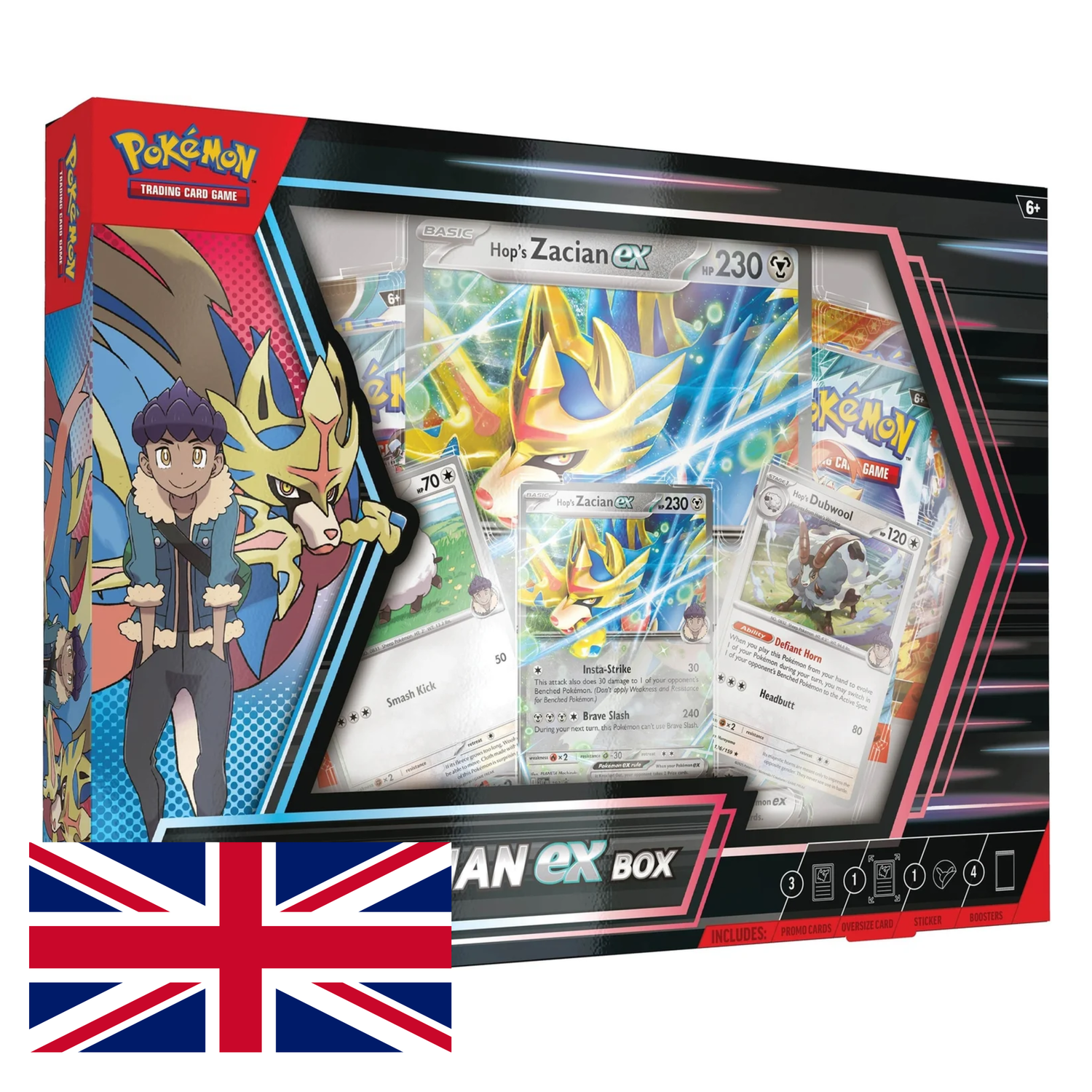 Pokémon Hop´s Zacian Ex Box