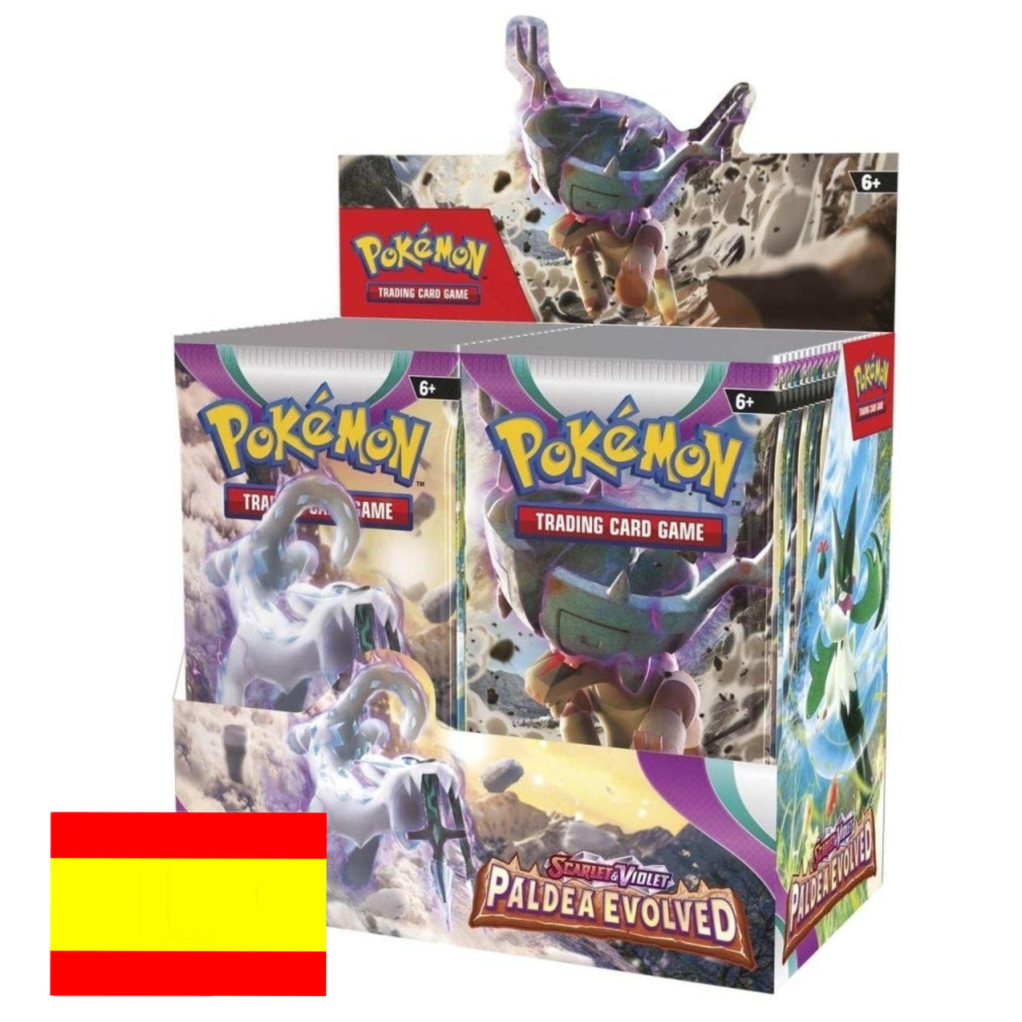 Caja de 36 sobres Pokémon Evoluciones en Paldea - Español
