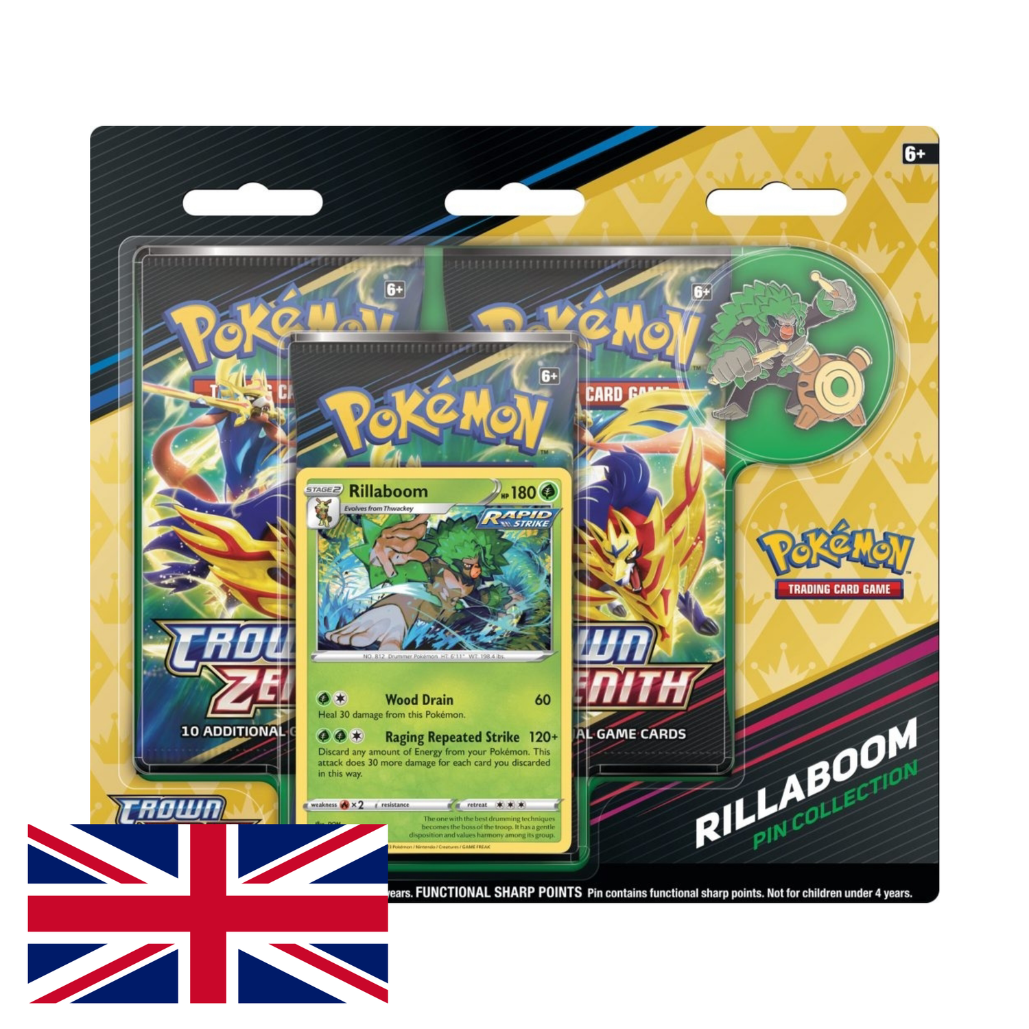 Pin Collection Pokémon Crown Zenith y Cénit Supremo