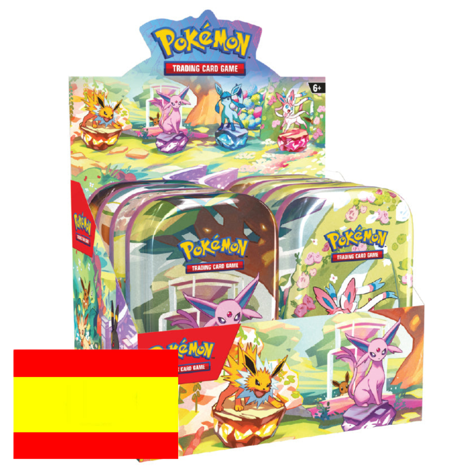 Mini Latas Pokémon Prismatic Evolutions y Evoluciones Prismáticas