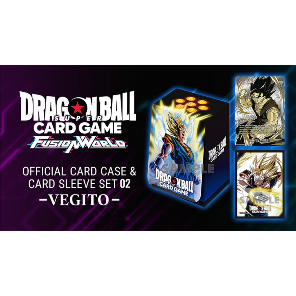 Official Card Case and Card Sleeves Set 02 - Vegito - Dragon Ball Super Card Game Fusion World