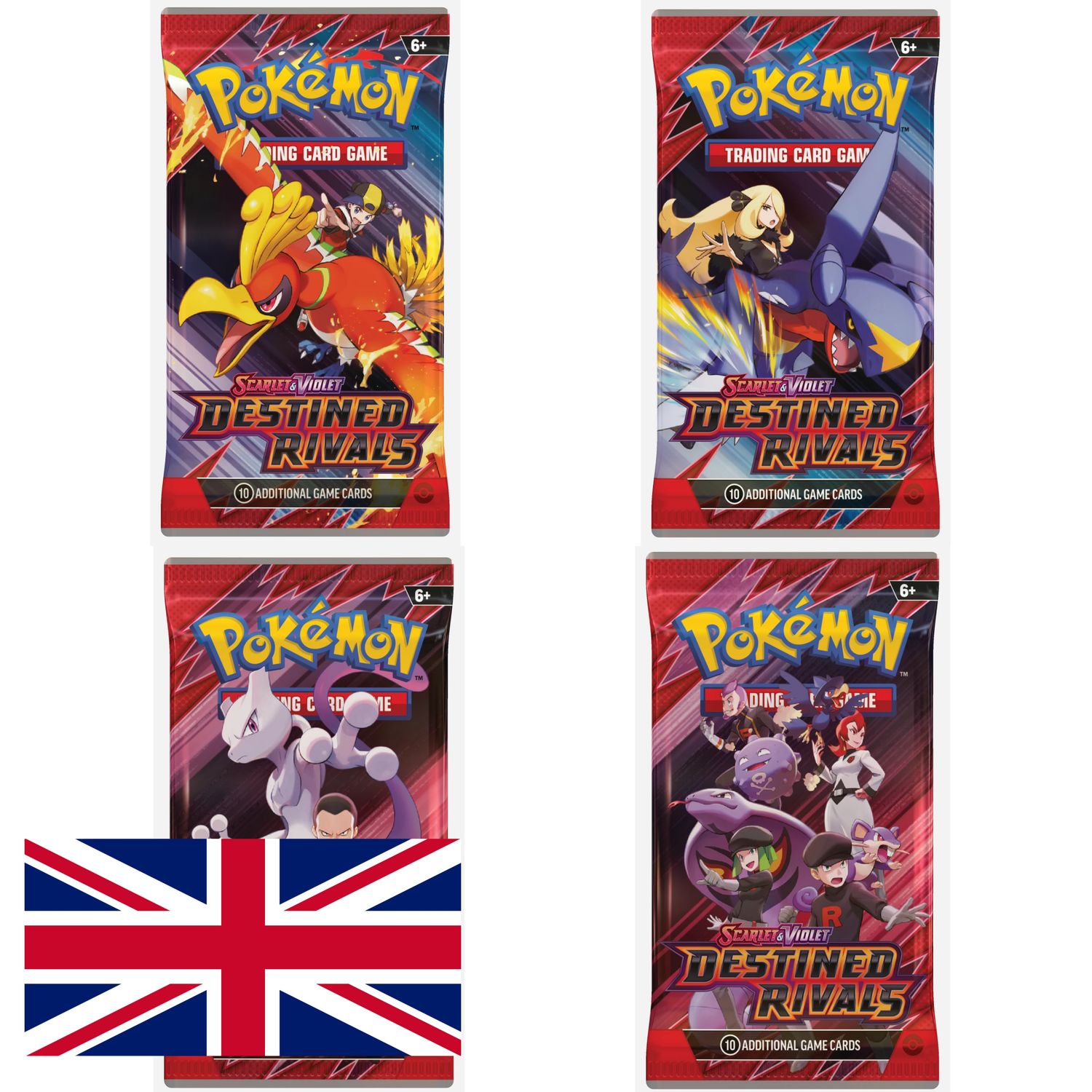Sobres Destined Rivals y Rivales Predestinados
