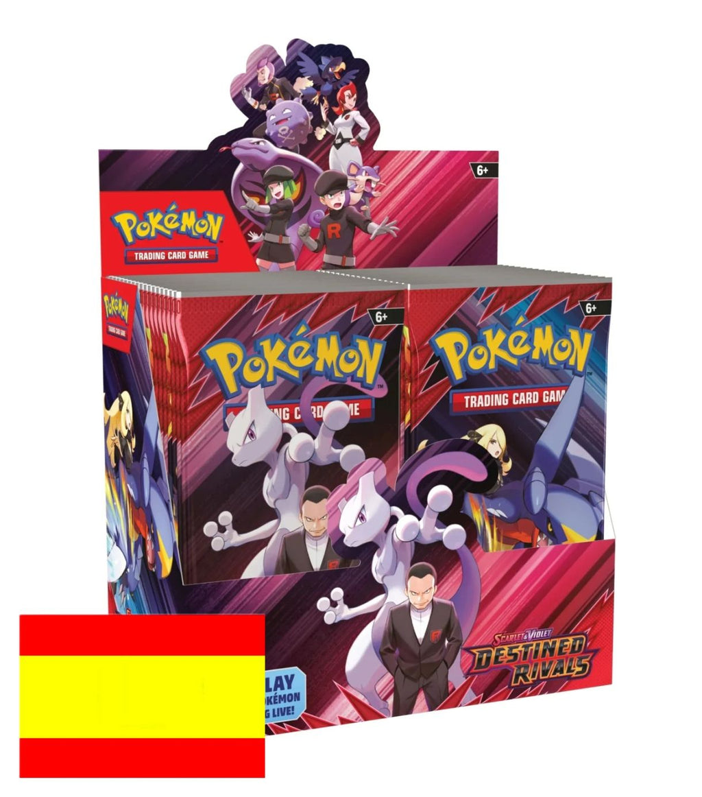 Caja 36 sobres Pokémon Destined Rivals y Rivales Predestinados